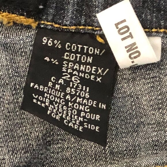 Buffalo Jeans David Bitton - Dark Blue Flare Jeans - Size 26 - Picture 5 of 6